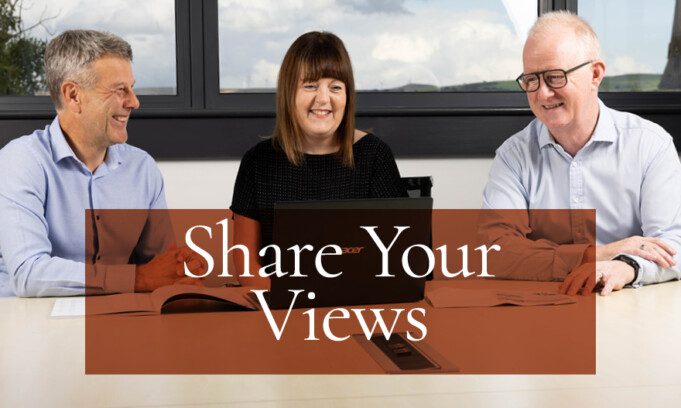 Share your views header image